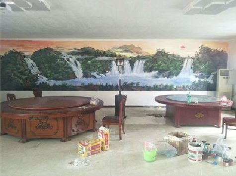 安龙墙绘-写实风景