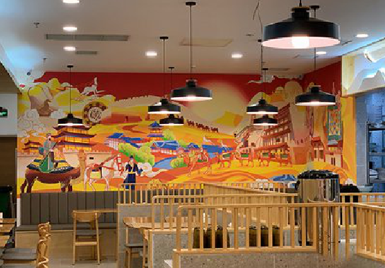 安龙商业空间彩绘介绍。