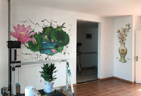 安龙墙体彩绘相比墙纸的优势。